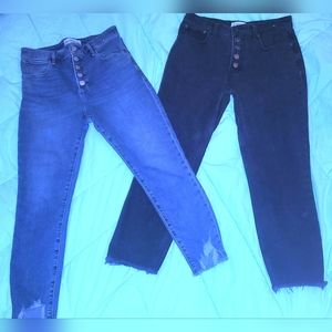 A&F 2-4-1 Bundle deal sz 28/6s High Rise Button up